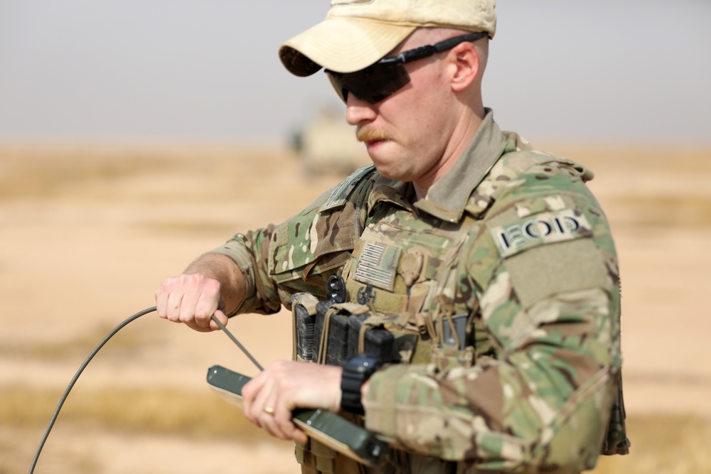 EOD Soldiers Conduct Control Detonation