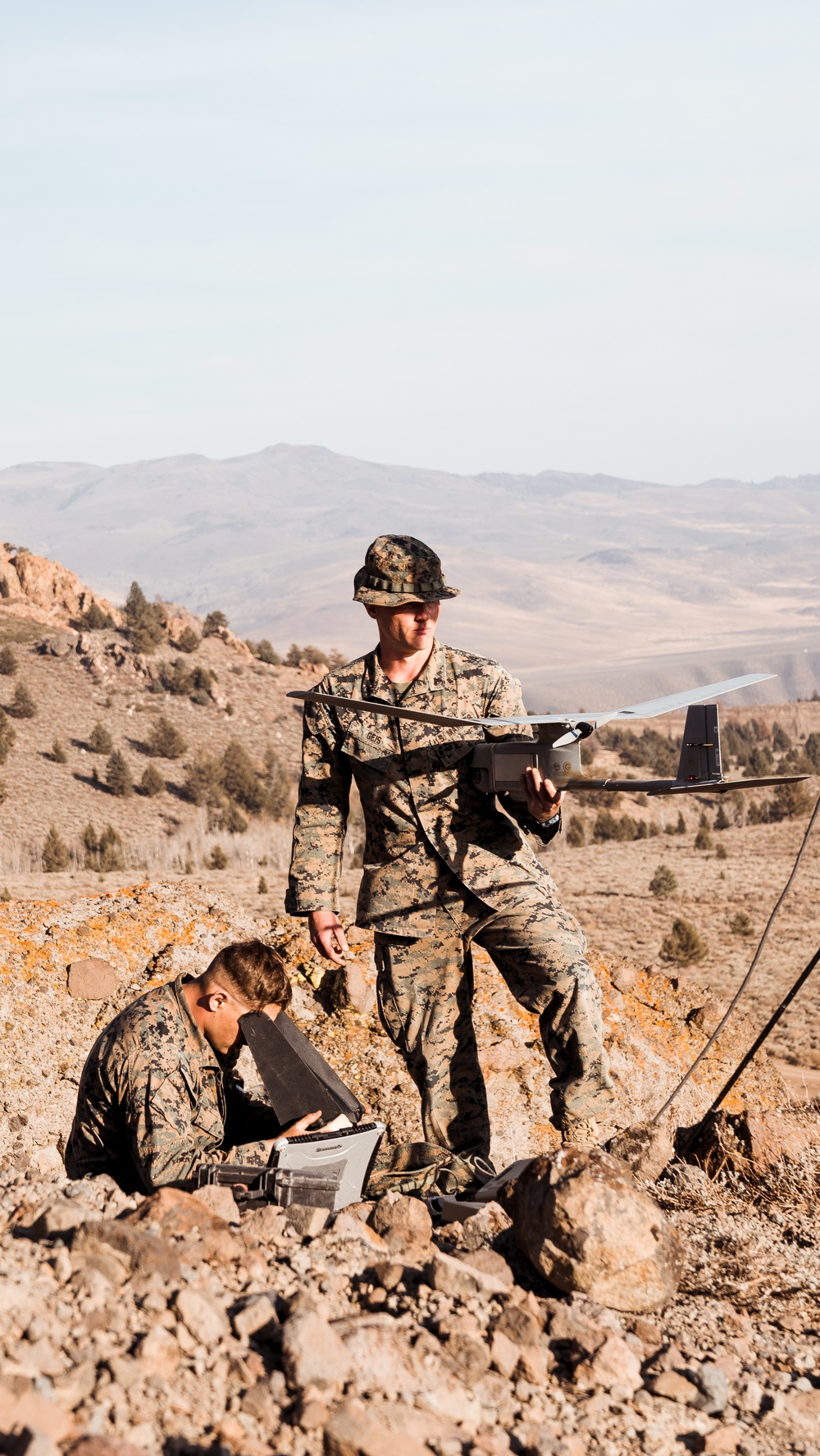 CLB-2 Uses Unmanned Aerial Systems at MTX 1-21