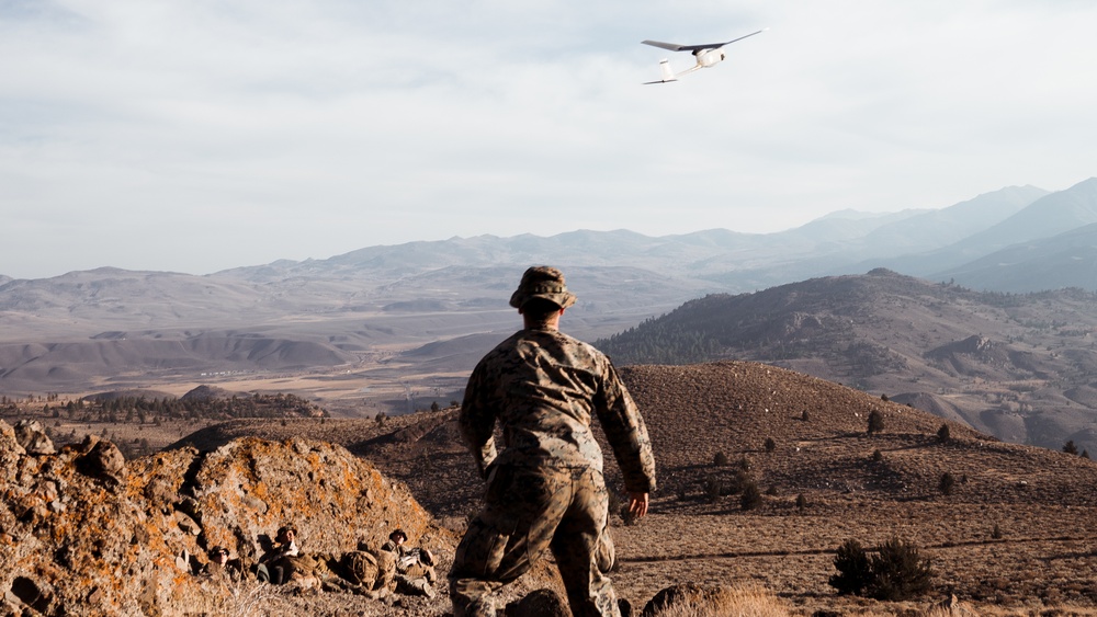 CLB-2 Uses Unmanned Aerial Systems at MTX 1-21