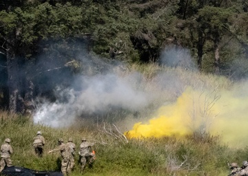 OR Infantrymen conduct react to contact, hostage rescue training