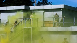 OR Infantrymen conduct react to contact, hostage rescue training