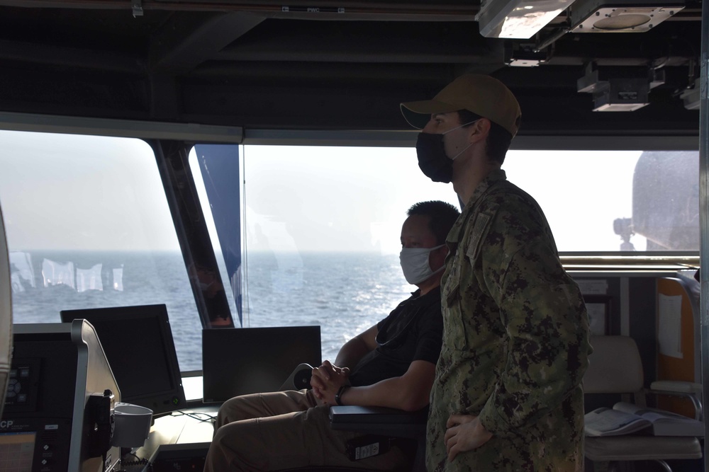 U.S., Bangladesh navies exercise in the Bay of Bengal during CARAT Bangladesh 2020