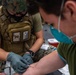 15th MEU Marines, Sailors conduct Valkyrie emergency fresh whole blood transfusion training aboard USS Somerset