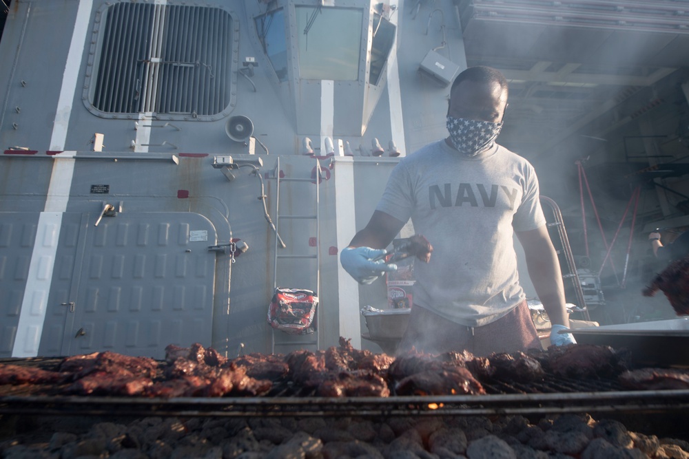 USS Ralph Johnson Steel Beach Picnic