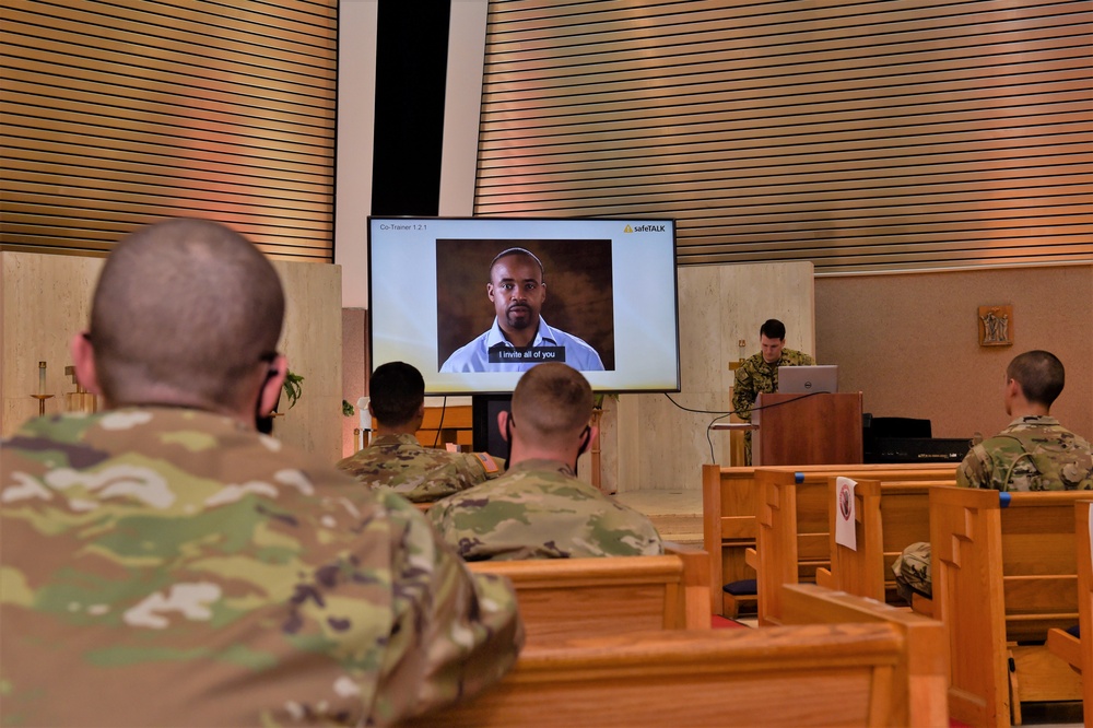 Navy Personnel Readiness: Corry Station Embraces and Participates in SafeTALK