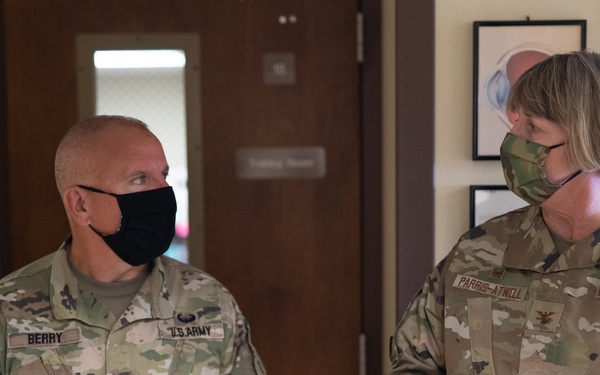 The Adjutant General of the Delaware National Guard visits the 166th Airlift Wing