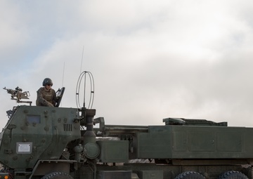 15th MEU Marines establish firing points with HIMARS