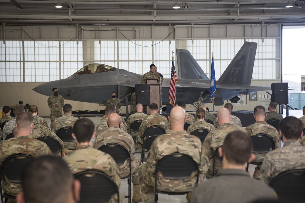 1 Fighter Wing and 192nd Wing Airmen recognized as dedicated crew chiefs in ceremony