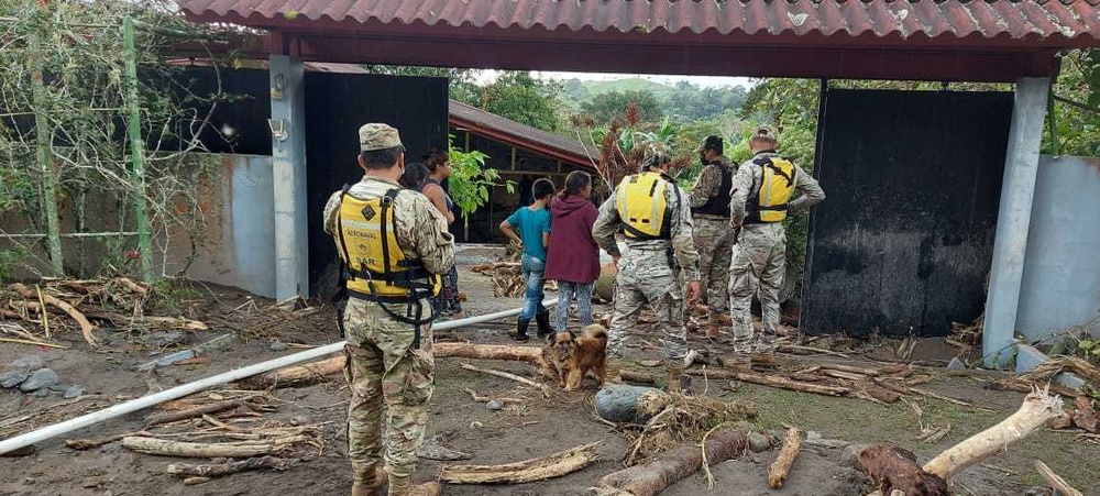 JTF-B members search debris for survivors