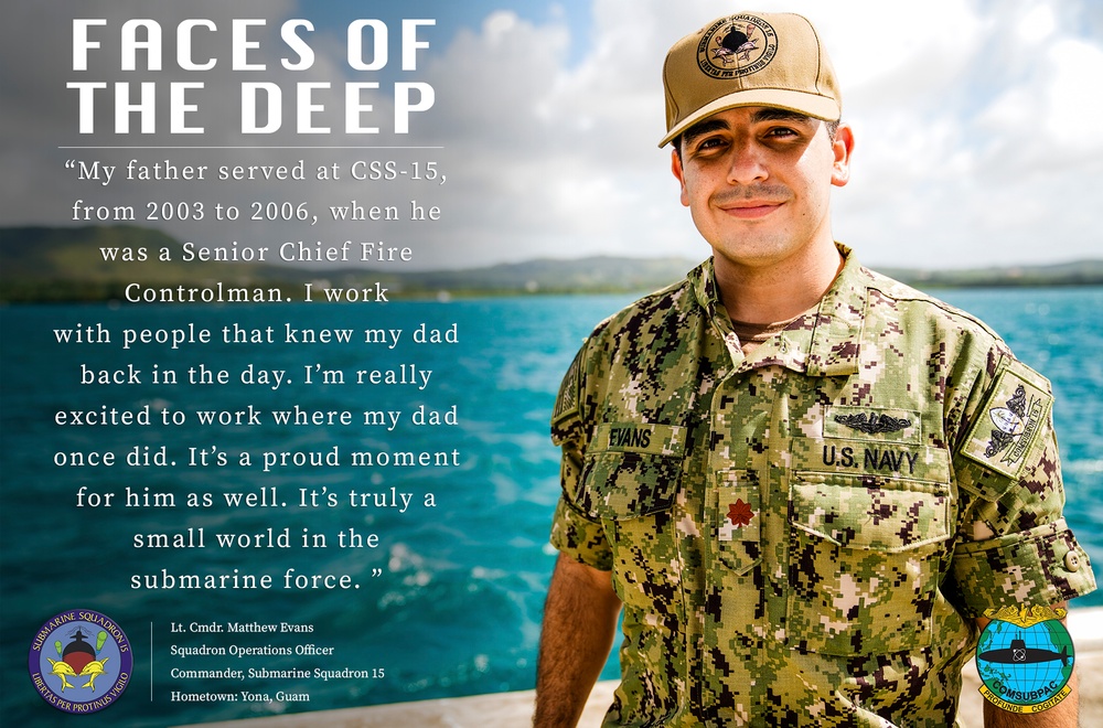 Faces of the Deep: Lt. Cmdr. Matthew Evans