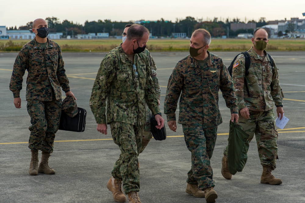 Brigadier General James B. Wellons Arrives at Naval Air Facility Atsugi