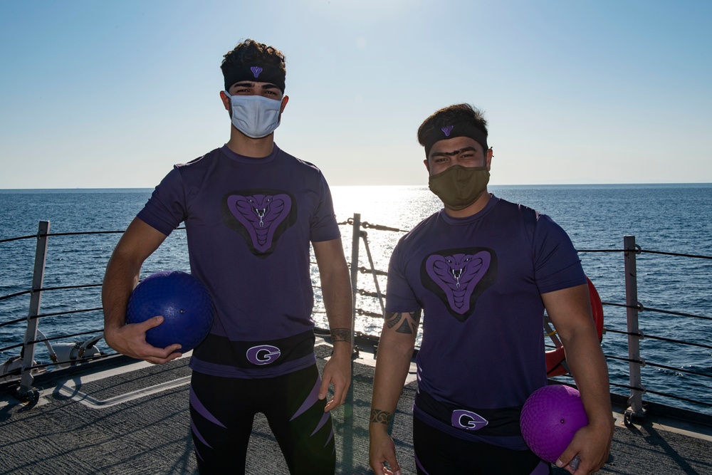 Sterett Sailors, Brothers Participate in Halloween Celebration