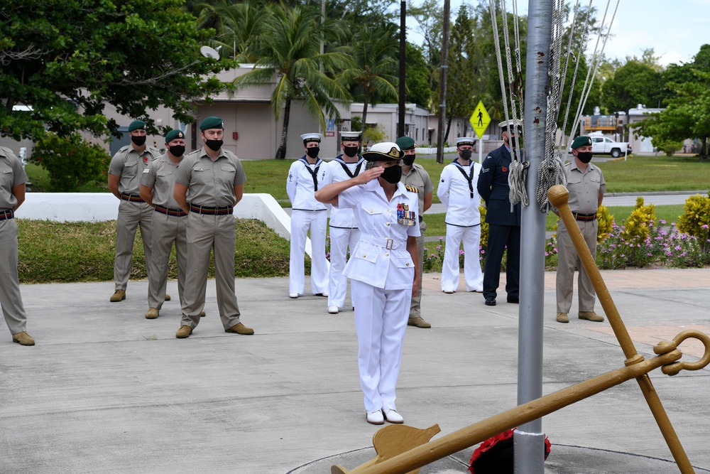 NSF DG Observes Remembrance Sunday