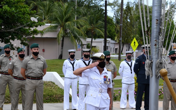 NSF DG Observes Remembrance Sunday