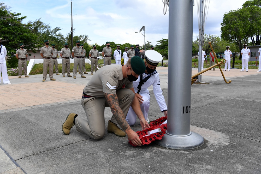 NSF DG Observes Remembrance Sunday