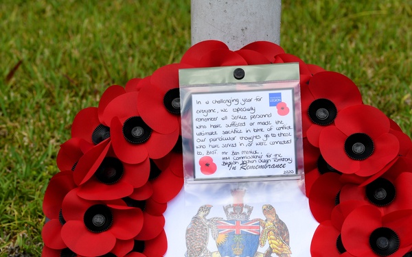 NSF DG Observes Remembrance Sunday