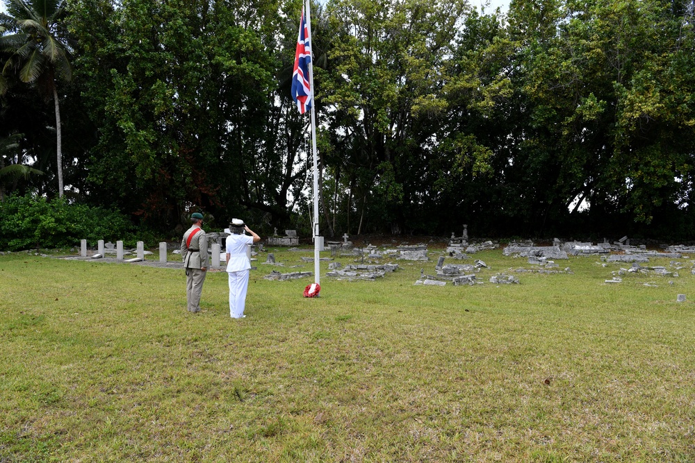 NSF DG Observes Remembrance Sunday