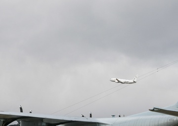 VR-55 Prepares to Load Cargo onto C-130