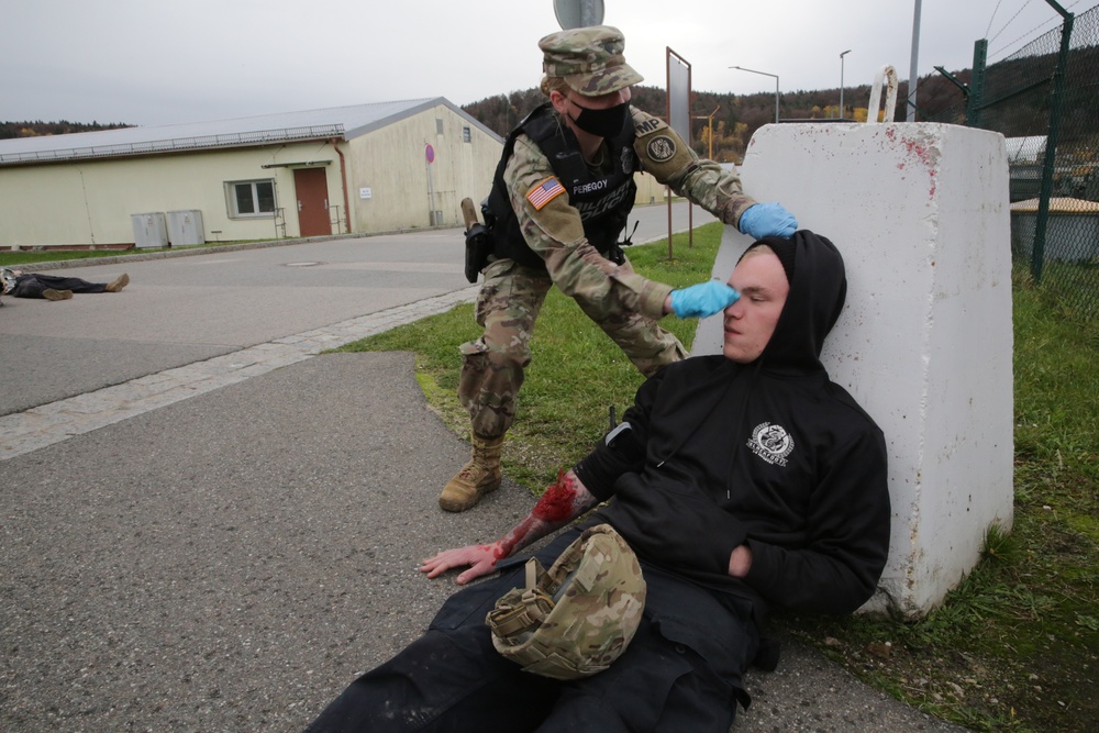 Simulated Casualty treatment