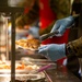 Leaders serve chow in celebration of U.S. Marine Corps 245th birthday