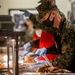 Leaders serve chow in celebration of U.S. Marine Corps 245th birthday