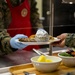 Leaders serve chow in celebration of U.S. Marine Corps 245th birthday