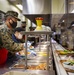 Leaders serve chow in celebration of U.S. Marine Corps 245th birthday