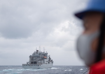 USS Barry Conducts a Replenishment at Sea
