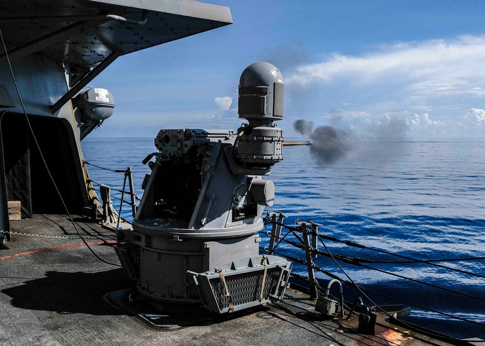McCain conducts PACFIRE while underway