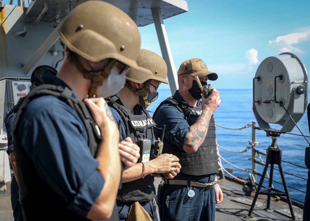 McCain conducts PACFIRE while underway