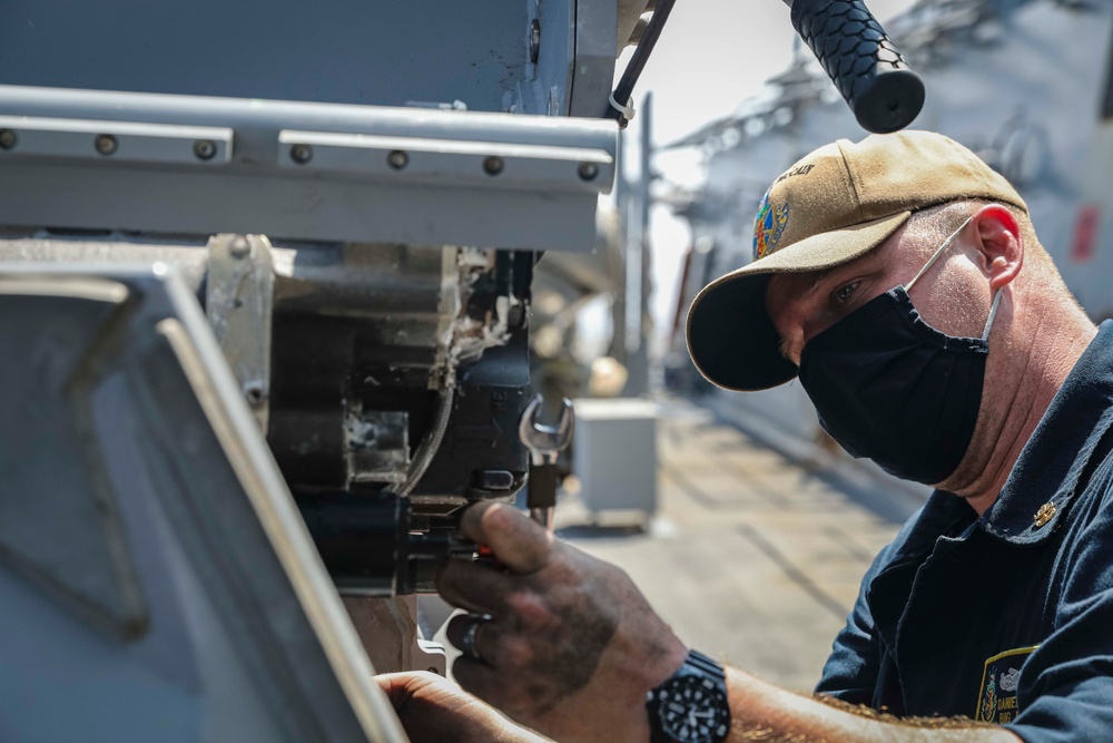 McCain conducts PACFIRE while underway