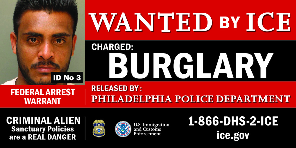 ICE launches billboards in Pennsylvania featuring at-large public safety threats