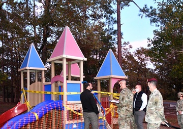 Fort Polk leadership conducts Walking Town Hall through Palmetto Terrace