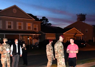 Fort Polk leadership conducts Walking Town Hall through Palmetto Terrace