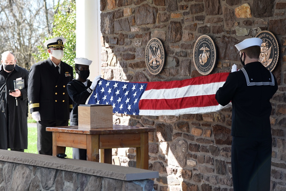 Sailors provide military funeral honors at Washington Crossing National Cemetery