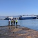 Engineers work site survey at Tripoli Naval Base