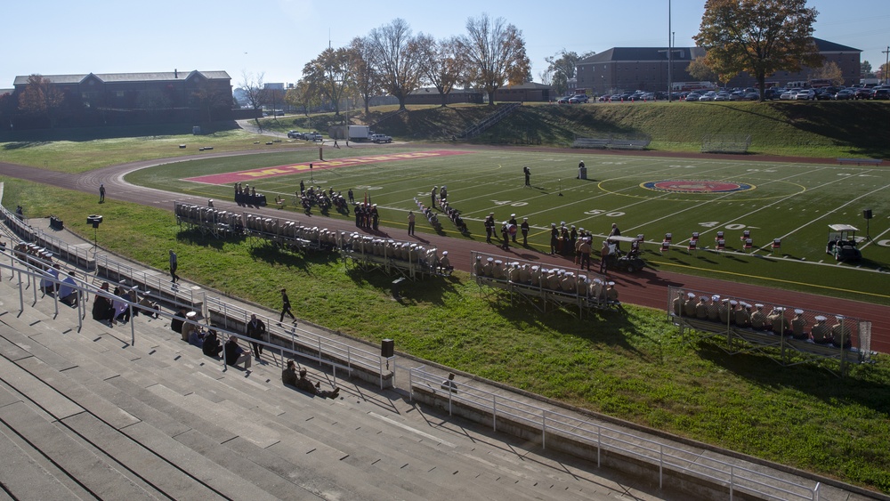 MCB Quantico Hosts Cake Cutting Ceremony at Butler Stadium