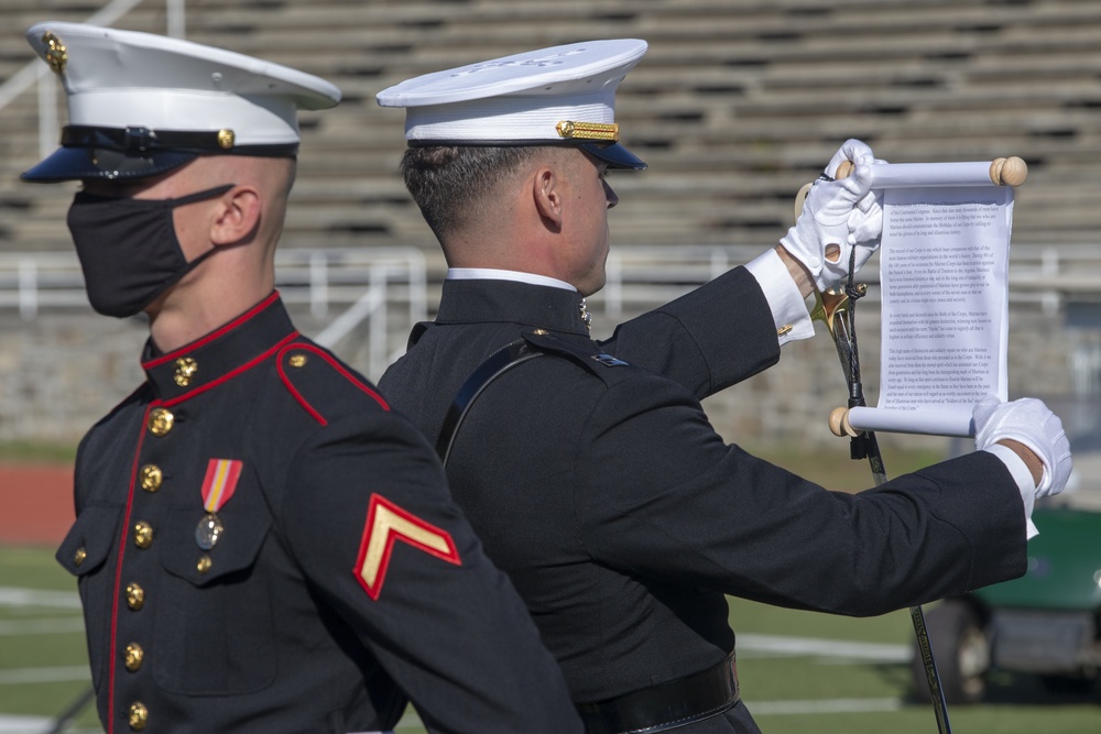 MCB Quantico Hosts Cake Cutting Ceremony at Butler Stadium