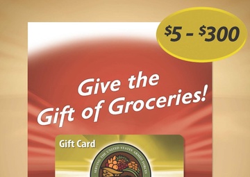 Happy holidays: ‘Open value’ commissary gift cards also available at Navy, Army and Air Force exchanges