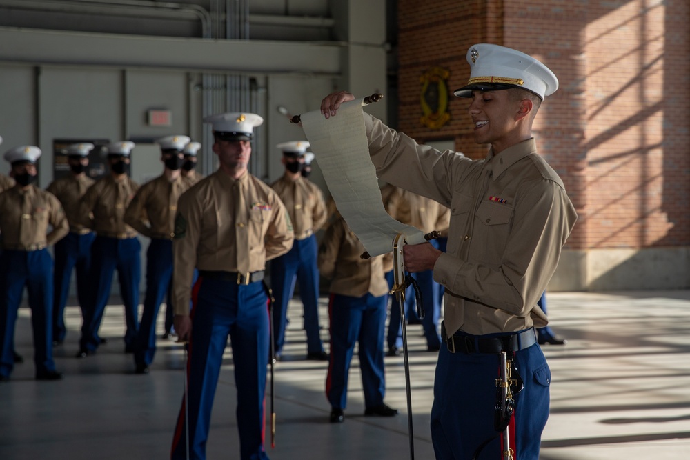 Marine Corps Air Facility 245th Birthday cake cutting ceremony