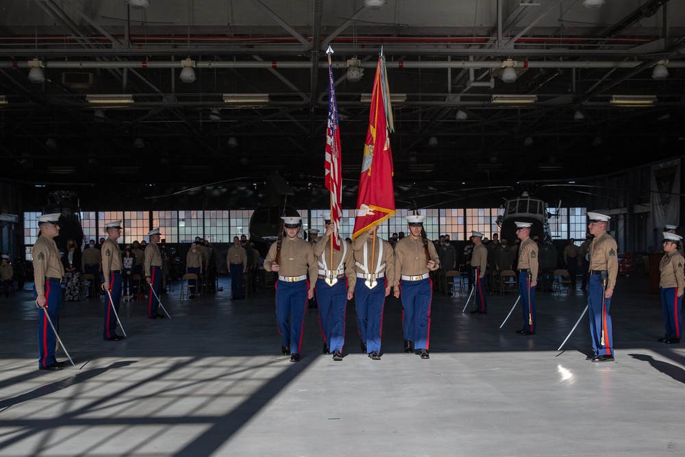 Marine Corps Air Facility 245th Birthday cake cutting ceremony