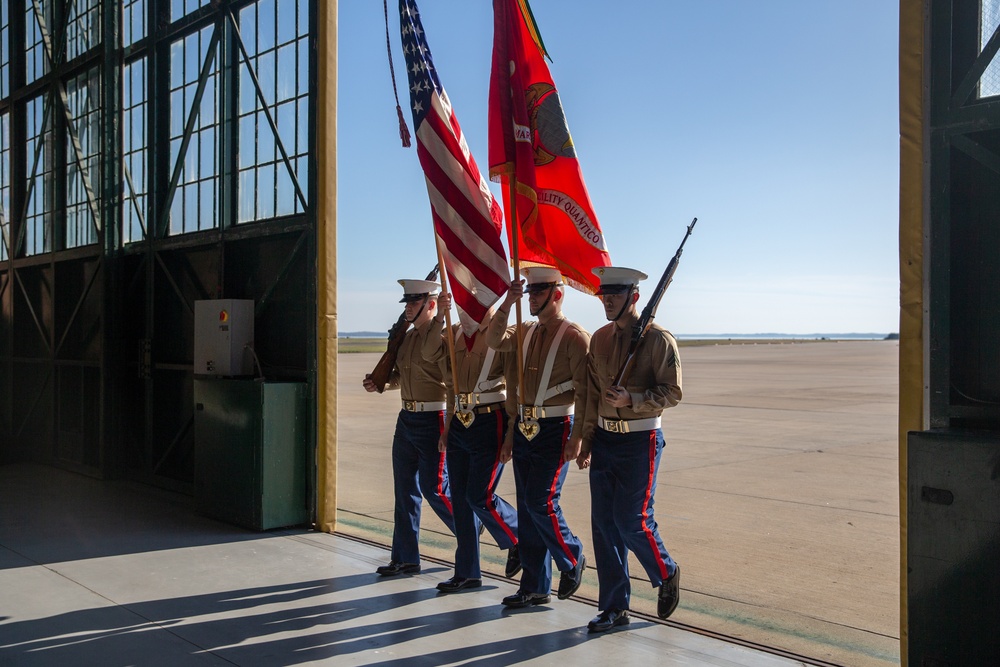 Marine Corps Air Facility 245th Birthday cake cutting ceremony