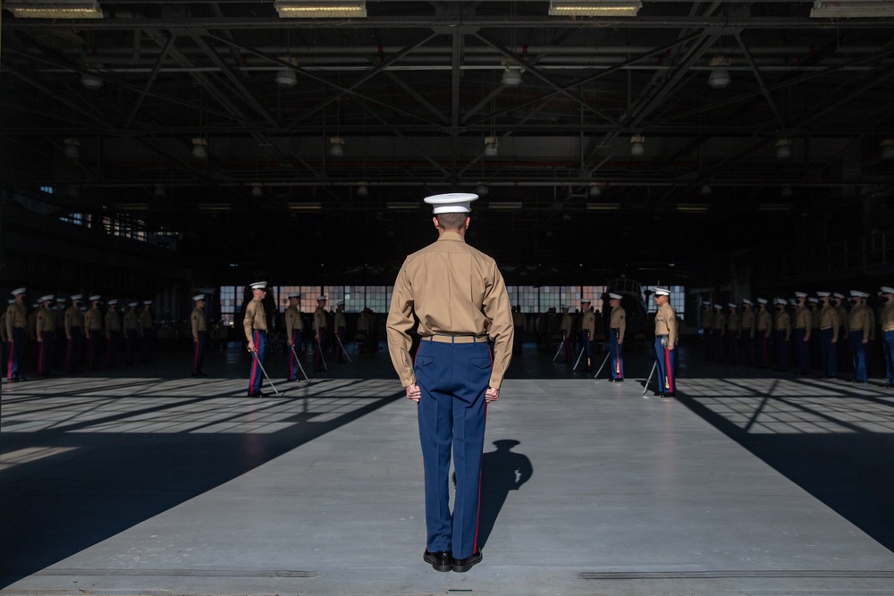 Marine Corps Air Facility 245th Birthday cake cutting ceremony