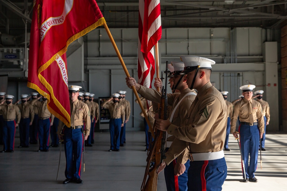 Marine Corps Air Facility 245th Birthday cake cutting ceremony