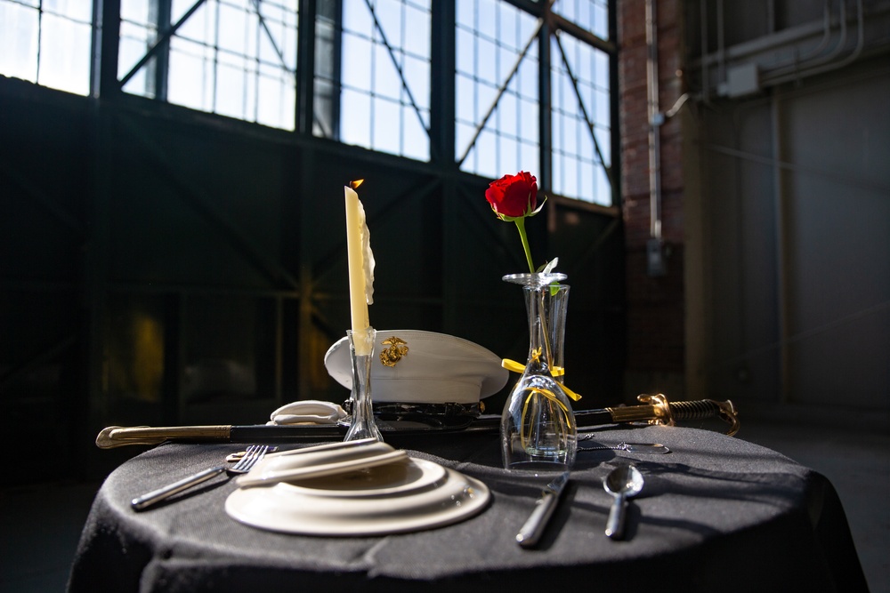 Marine Corps Air Facility 245th Birthday cake cutting ceremony