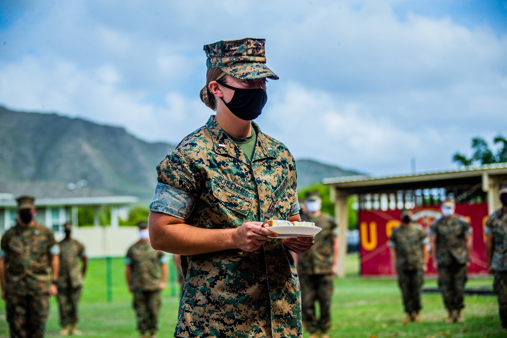 3rd Marine Regiment: Cutting the cake