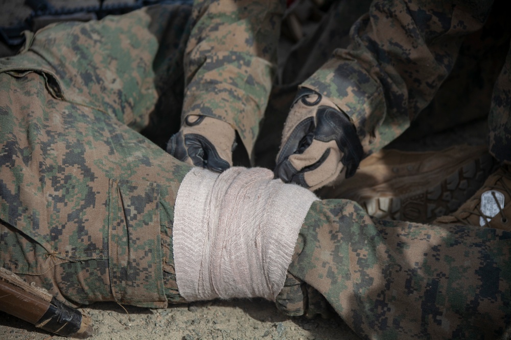 BLT 1/4 Marines conduct aerial raid training operation