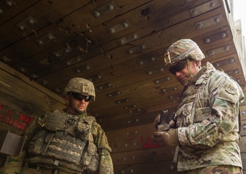 MG Paul Knapp, Wisconsin National Guard Adjutant General, visits the 173rd BEB training at Fort McCoy