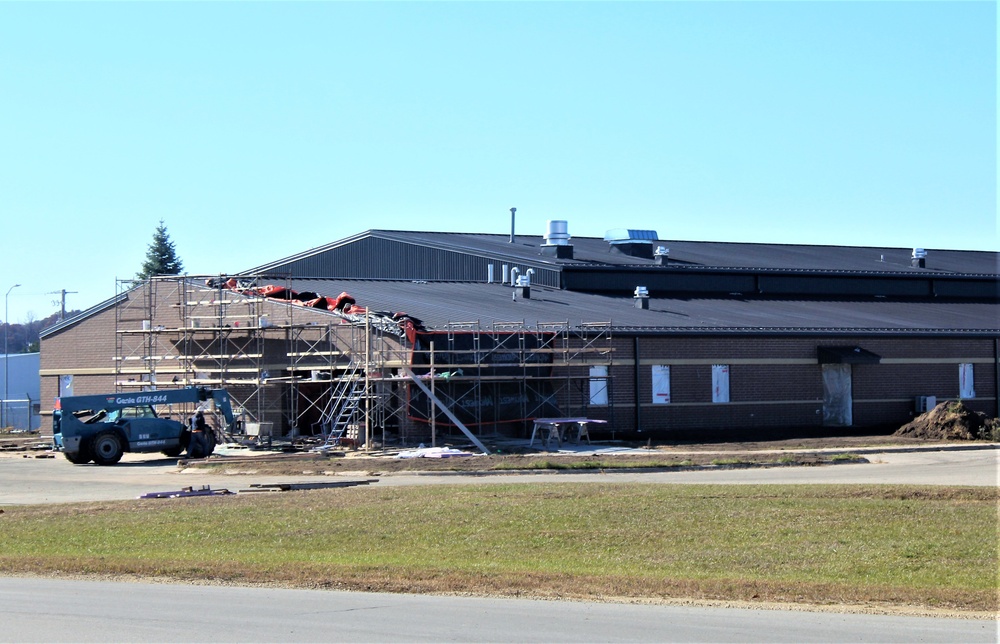 Renovation construction for office building continues at Fort McCoy