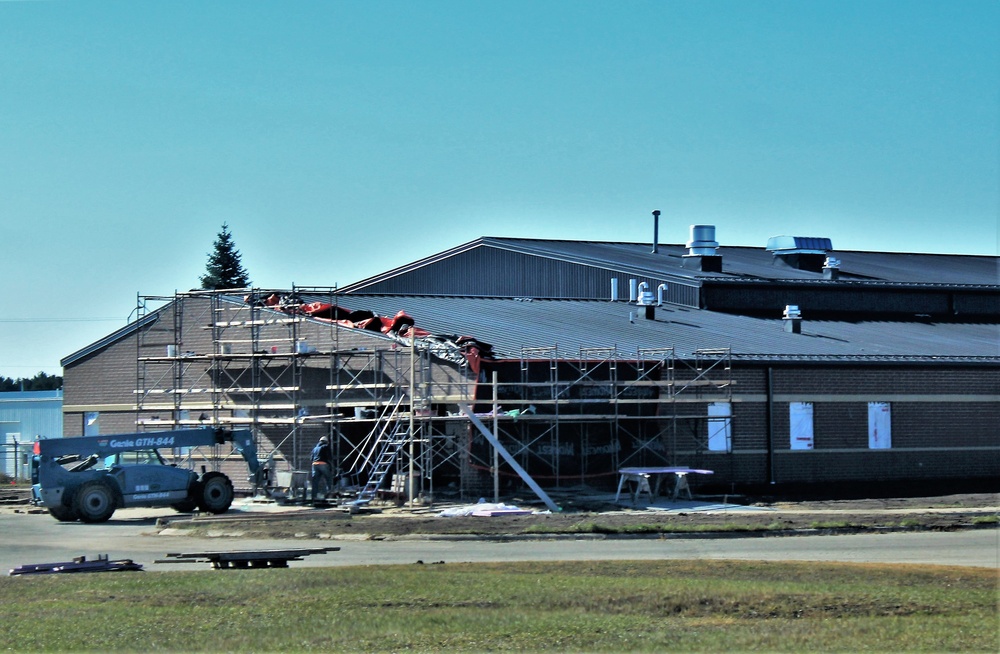 Renovation construction for office building continues at Fort McCoy